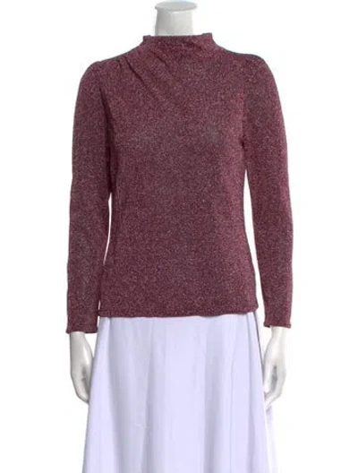 Pre-owned Rebecca Taylor Mock Neck Long Sleeve Sweatshirt