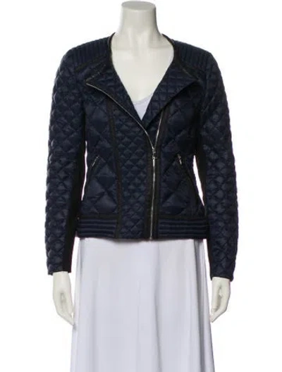 Pre-owned Rebecca Taylor Nylon Down Jacket In Blue