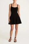 REBECCA TAYLOR REBECCA TAYLOR OTTOMAN KNIT MINI DRESS