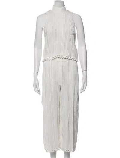 Pre-owned Rebecca Taylor Pant Set In Neutrals