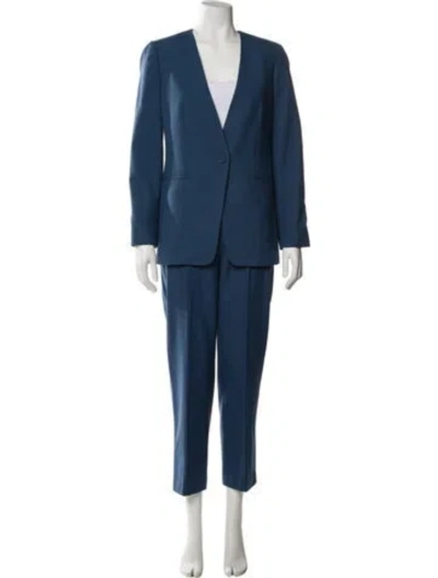 Pre-owned Rebecca Taylor Pantsuit In Blue