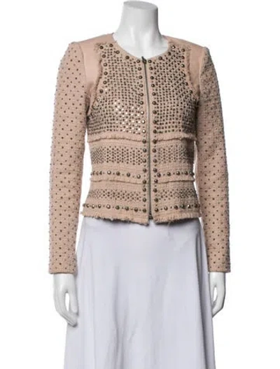 Pre-owned Rebecca Taylor Patterned Jacket In Pink