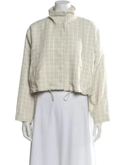 Pre-owned Rebecca Taylor Patterned Jacket W/ Tags In Neutral