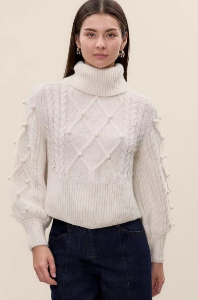 Rebecca Taylor Petra Sweater In White