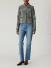Rebecca Taylor Phillipa Check Cropped Jacket In Black