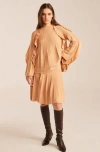 REBECCA TAYLOR REBECCA TAYLOR PLEAT STITCH SKIRT