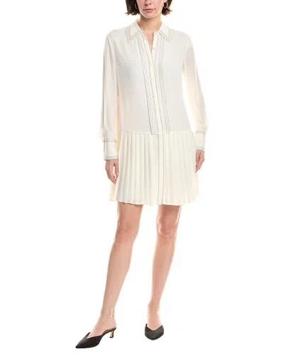 REBECCA TAYLOR REBECCA TAYLOR PLEATED SILK MINI DRESS