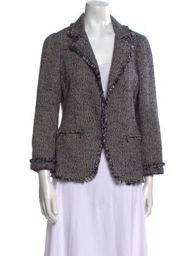 Pre-owned Rebecca Taylor Plunge Neckline Sweater In Multi