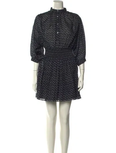 Pre-owned Rebecca Taylor Polka Dot Print Mini Dress W/ Tags In Multi