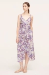 Rebecca Taylor Poppy Field Dress In Poppy Field Lavendar Combo