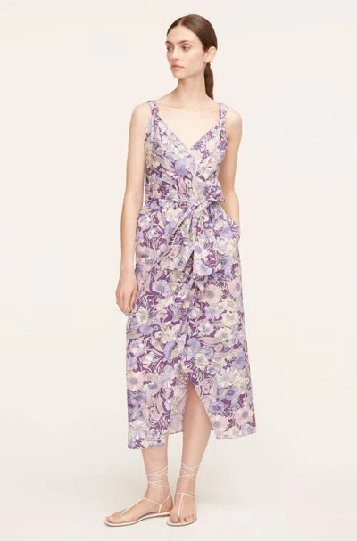 Rebecca Taylor Poppy Field Dress In Poppy Field Lavendar Combo