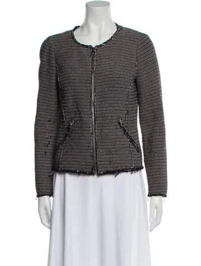 Pre-owned Rebecca Taylor Printed Evening Jacket In Neutral