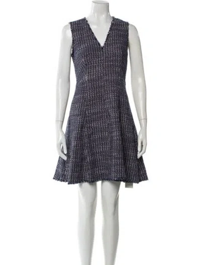 Pre-owned Rebecca Taylor Printed Mini Dress In Multi