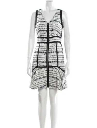Pre-owned Rebecca Taylor Printed Mini Dress In Multi