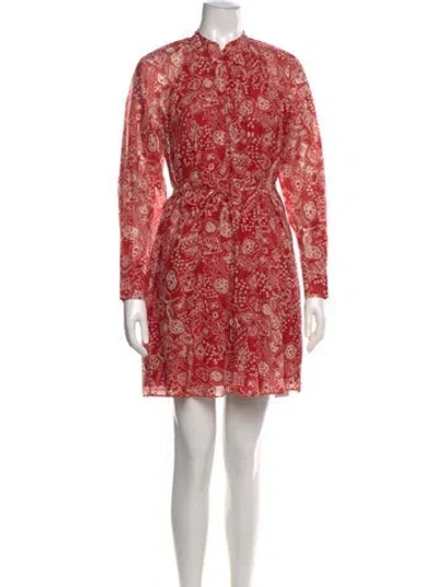 Pre-owned Rebecca Taylor Printed Mini Dress W/ Tags In Multi