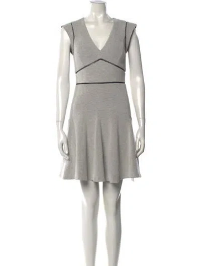 Pre-owned Rebecca Taylor Printed Mini Dress In White