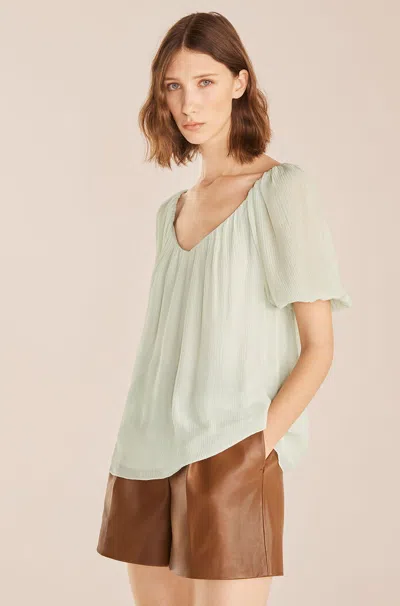 REBECCA TAYLOR PUFF SLEEVE TOP