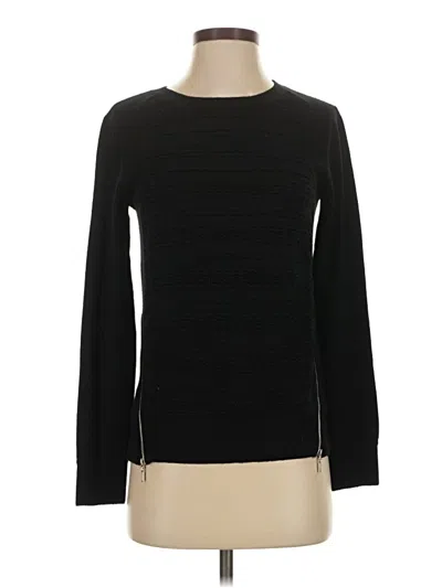 Pre-owned Rebecca Taylor Pullover Sweater In Black