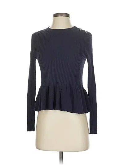 Pre-owned Rebecca Taylor Pullover Sweater In Blue