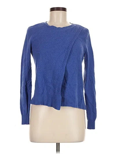 Pre-owned Rebecca Taylor Pullover Sweater In Blue