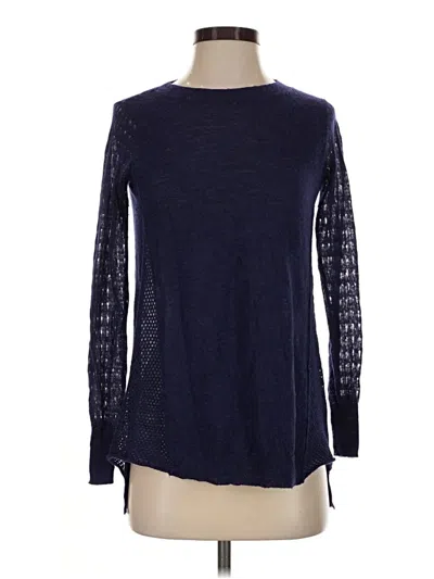Pre-owned Rebecca Taylor Pullover Sweater In Blue