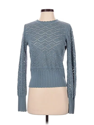 Pre-owned Rebecca Taylor Pullover Sweater In Blue