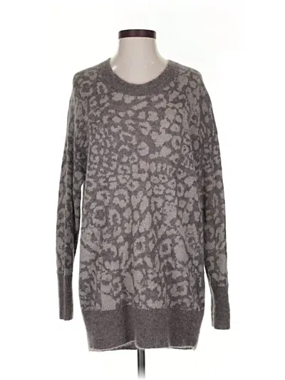 Pre-owned Rebecca Taylor Pullover Sweater In Gray