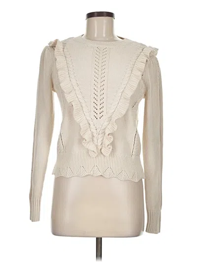 Pre-owned Rebecca Taylor Pullover Sweater In Ivory