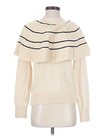 Pre-owned Rebecca Taylor Pullover Sweater In Ivory