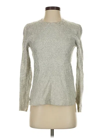 Pre-owned Rebecca Taylor Pullover Sweater In Silver