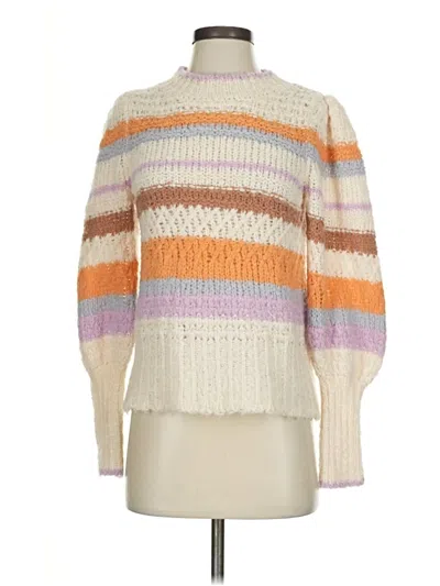Pre-owned Rebecca Taylor Pullover Sweater In White