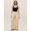 Rebecca Taylor Raquel Twill Pant In Latte