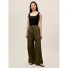 Rebecca Taylor Raquel Twill Pant In Olive