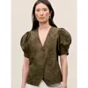REBECCA TAYLOR REBECCA TAYLOR RAQUEL TWILL SHIRT