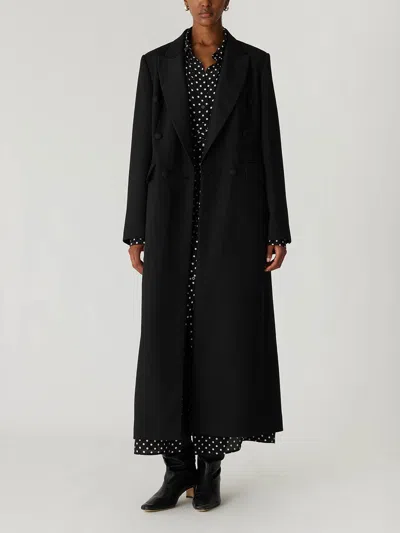 REBECCA TAYLOR REFINED SUITING CROMBIE COAT
