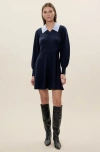 Rebecca Taylor Rhea Sweater Dress In Blue