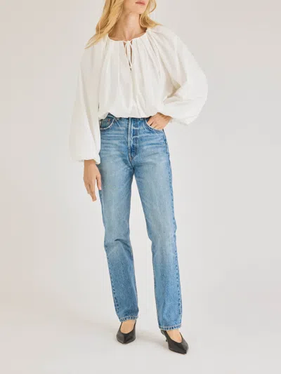 Rebecca Taylor Rhodes Poplin Top In White