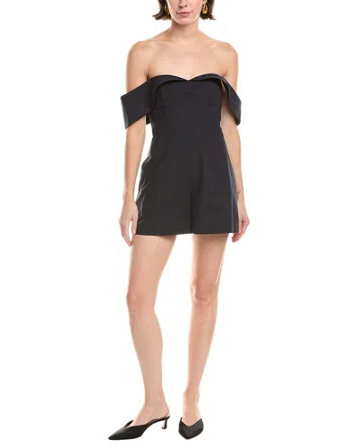 Rebecca Taylor Romper In Black