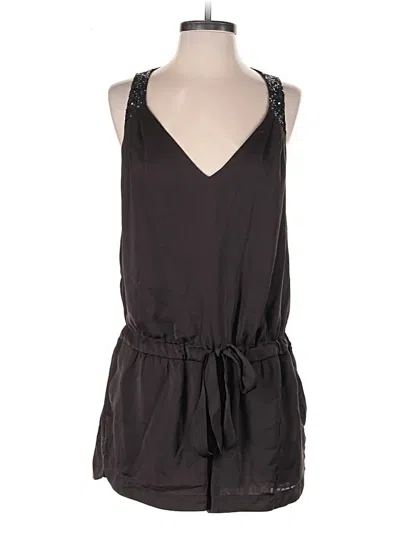 Pre-owned Rebecca Taylor Romper In Black