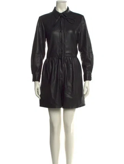 Pre-owned Rebecca Taylor Romper In Black