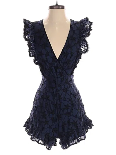 Pre-owned Rebecca Taylor Romper In Blue