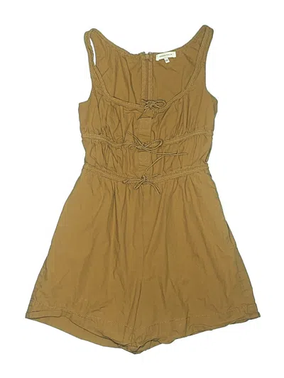 Pre-owned Rebecca Taylor Romper In Brown