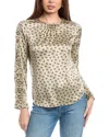 Rebecca Taylor Sage Fleur Silk Top