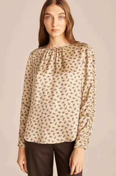 REBECCA TAYLOR SAGE FLEUR TOP