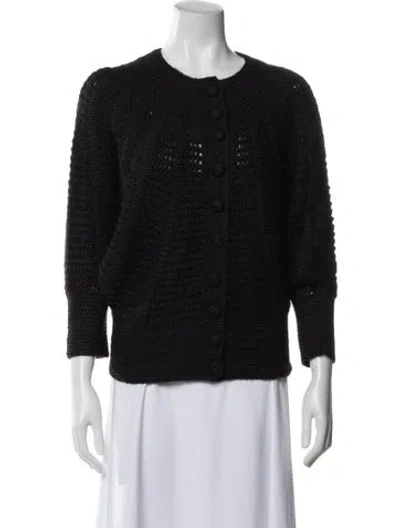 Pre-owned Rebecca Taylor Scoop Neck Sweater In Gray