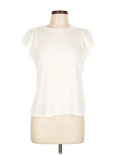 Pre-owned Rebecca Taylor Short Sleeve T-shirt In White