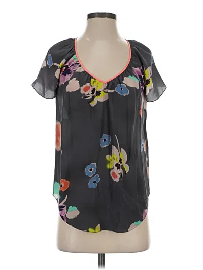 Pre-owned Rebecca Taylor Short Sleeve T-shirt In Black