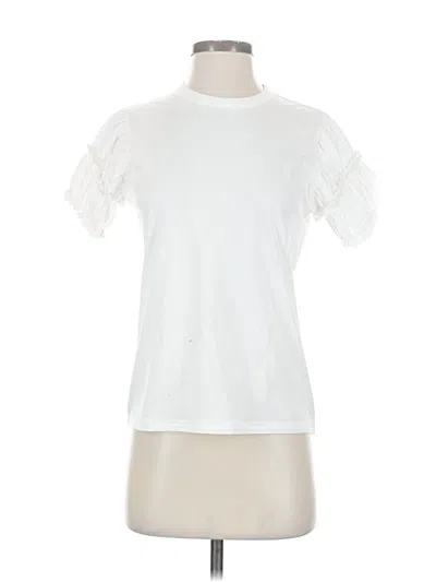 Pre-owned Rebecca Taylor Short Sleeve T-shirt In White