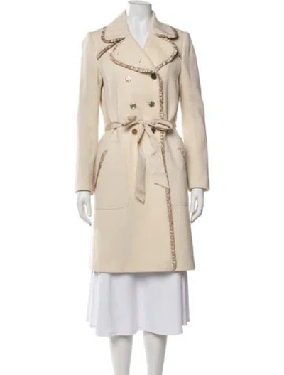 Pre-owned Rebecca Taylor Silk Coat In Neutrals