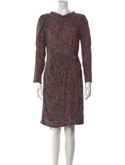 Pre-owned Rebecca Taylor Silk Knee-length Dress In Pink